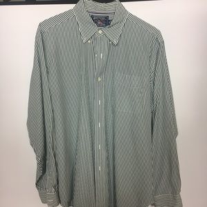 American Living - Button Up - Green & White - XL
